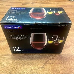 Wine Tumblers 12pc
